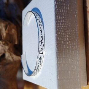 Sterling Silver cuff bracelet.